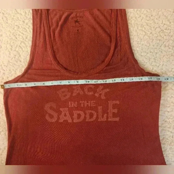 Idyllwind Rusty Red Sleeveless Scoop Neck Top, medium - Picture 4 of 6